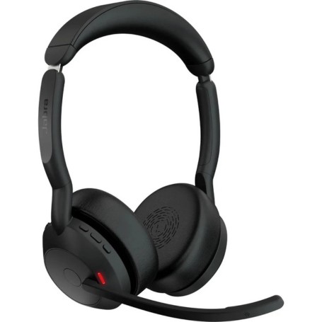 Jabra 25599-999-989-01 Binaural Wireless Headset Evolve2 55 Link380a MS