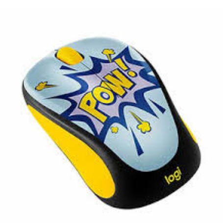 Logitech 910-006122 Design Collection Wireless Mouse Pow Pattern