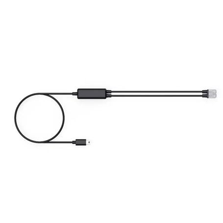 Yealink Telephone Cable for WH64 WH65/WH68 Telephone Interface Cable