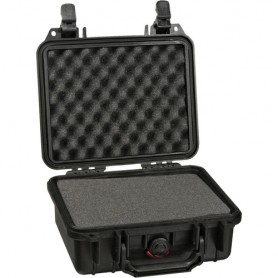 Pelican Case with Foam, 1200-000-110, Military Grade, Pick and Pluck, 9.25x7.12x4.12, Black
