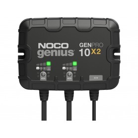 NOCO Genius GENPRO10X2, 2-Bank, 20A (10A/Bank) Smart Marine Battery Charger
