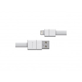 Verbatim 99213 Sync & Charge Lightning Cable Lightning To Usb 7 In White Flat