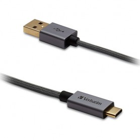 Verbatim 99675 USB Type-C-to-USB Type-A Braided Cable (Black, 47")