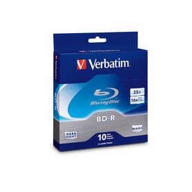 VERBATIM 97238 CORPORATION 10PK BD-R 25GB 6X SPINDLE BOX