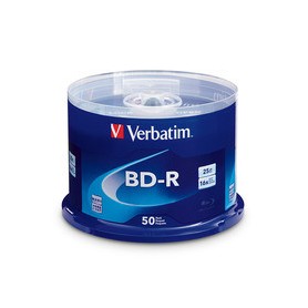 Verbatim 98397 25GB BD-R Blu-ray 16x Discs (50-Pack Spindle)