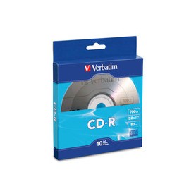 Verbatim 97955 CD-R 700MB/80 Minutes 52X Disc (Pack of 10)