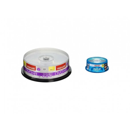 Maxell 639008 4.7Gb DVD+R Spindle with 2-Hour Recording Time and Superior Recording Layer Technology