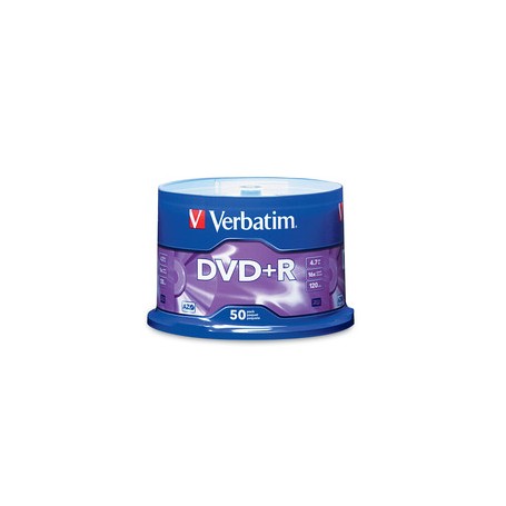 Verbatim 95037 AZO DVD+R 4.7GB 16x Disc (50 Pack)