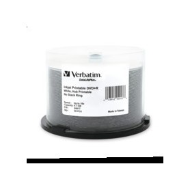 Verbatim 94917 DVD+R 4.7GB 16X DataLifePlus White Inkjet Printable