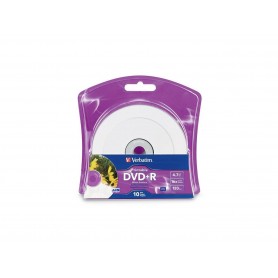 Verbatim 96940 Recordable Media DVD+R 16x 4.70 GB 10 Pack Blister