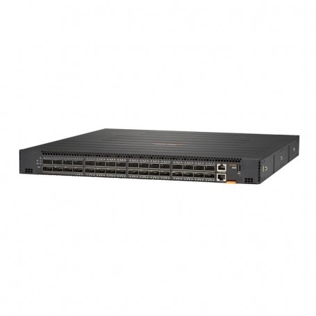 HPE JL626A Aruba 8325-32C 32-port 100G QSFP+/QSFP28 Front-to-Back 6 Fans and 2 Power Supply Bundle