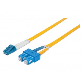 Intellinet 472050 Fiber Optic Cable OS2 Single Mode Patch Cord