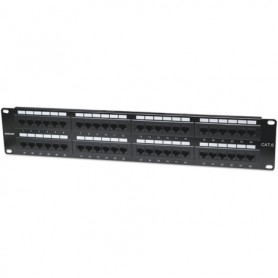 Intellinet 560283 Cat6 48-Port UTP Patch Panel 2U