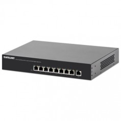 Intellinet 560764 9-Port Fast Ethernet PoE Switch with Gigabit Uplink