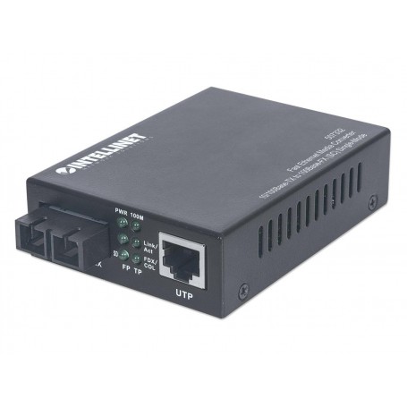 Intellinet 507332 Fast Ethernet Single-Mode Media Converter