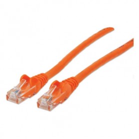 Intellinet 347402 Cat6 UTP Network Patch Cable Orange