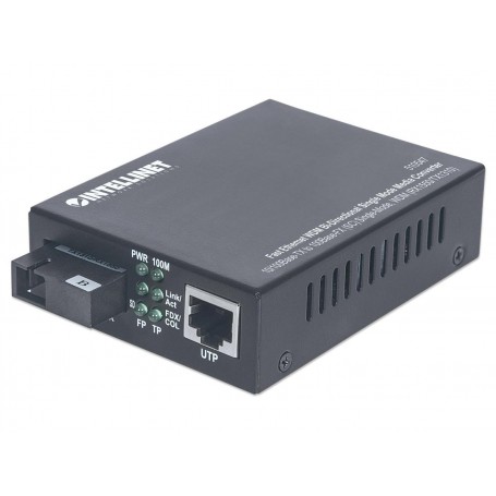 Intellinet 510547 Fast Ethernet WDM Bi-Directional Media Converter