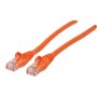 Intellinet 342247 Cat6 UTP Network Patch Cable Orange