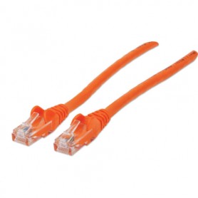 Intellinet 342247 Cat6 UTP Network Patch Cable Orange