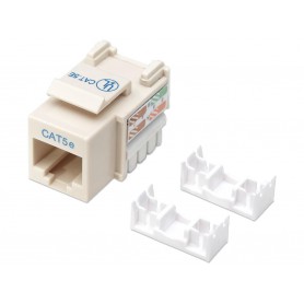 Intellinet 210188 Cat5e Keystone Jack, UTP, Ivory
