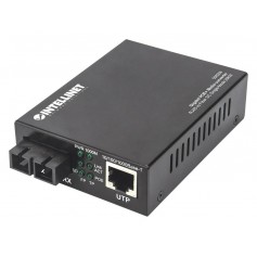 INTELLINET 508209 Gigabit PoE+ Media Converter
