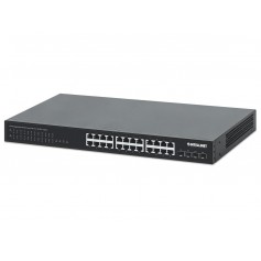 INTELLINET 561761 24-Port Gigabit Ethernet Switch PoE+24-Port Gigabit
