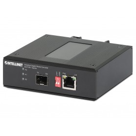 Intellinet 508988 Industrial Gigabit Media Converter and PoE Injector