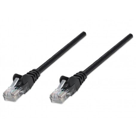 Intellinet 737074 Cat5e UTP Network Patch Cable Black