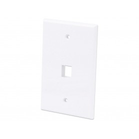INTELLINET 772518 1-Outlet Oversized Keystone Wall Plate