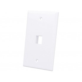 INTELLINET 772419 1-Outlet Keystone Wall Plate