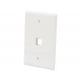 INTELLINET 772563 1-Outlet Oversized Keystone Wall Plate
