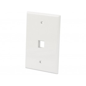 INTELLINET 772563 1-Outlet Oversized Keystone Wall Plate