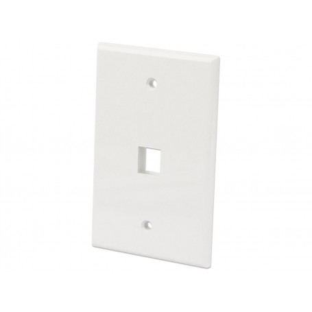 INTELLINET 772563 1-Outlet Oversized Keystone Wall Plate
