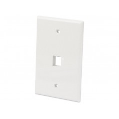 INTELLINET 772563 1-Outlet Oversized Keystone Wall Plate