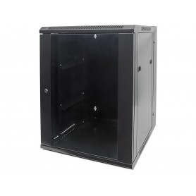 INTELLINET 711845 19" Double-Section Wallmount Cabinet, 9U