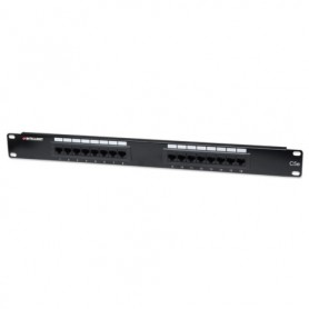 Intellinet 513548 Cat5e Patch Panel 16-Port 1U