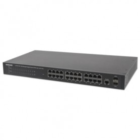 Intellinet 560559 24-Port Gigabit PoE Web-Managed Switch