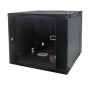 Intellinet 713887 15U 19-inch Double Section Wall Mount Cabinet Flat Pack Black