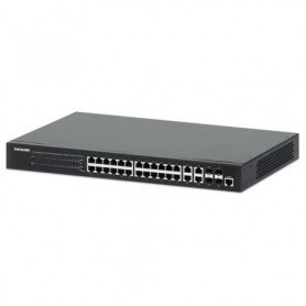 Intellinet 561426 24-Port Gigabit Ethernet PoE Web-Managed Switch