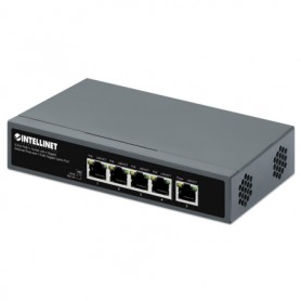 INTELLINET 562010 5-Port PoE Switch with 4 Gigabit Ethernet Ports