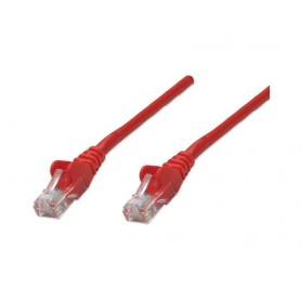 Intellinet 347457 Cat5e UTP RJ45 Network Patch Cable Red
