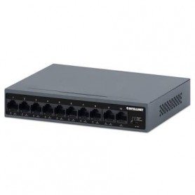 INTELLINET 562102 10-Port PoE+ Switch