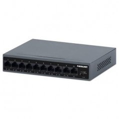 INTELLINET 562102 10-Port PoE+ Switch