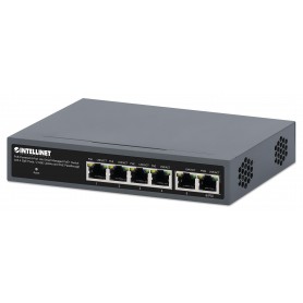 INTELLINET 562034 PoE-Powered 6-Port Lite Smart Managed PoE+ Switch