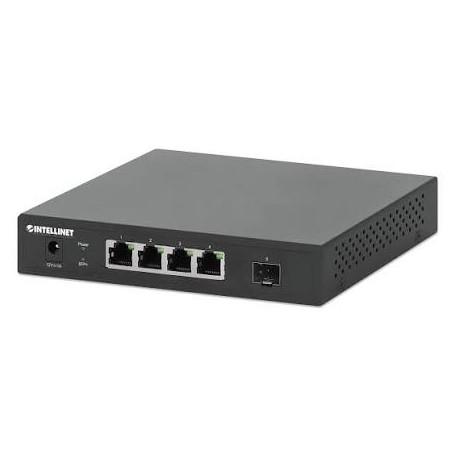 INTELLINET 562058 5-Port Unmanaged 2.5G Switch with 10G SFP+ Uplink