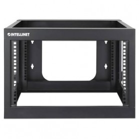 INTELLINET 716031 19" Wall Mount 4-Post Open Frame Network Rack, 6U