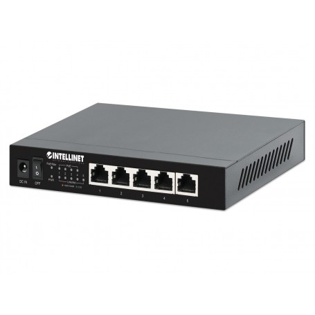 INTELLINET 561921 5-Port 2.5G Ethernet PoE+ Switch