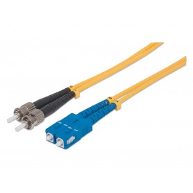INTELLINET 751346 5 m ST to SC UPC OS2 SM Fiber Optic Patch Cable