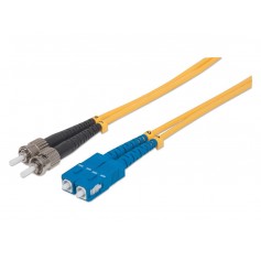 INTELLINET 751346 5 m ST to SC UPC OS2 SM Fiber Optic Patch Cable