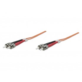 INTELLINET 751223 30 m ST to ST OM1 MM Fiber Optic Patch Cable